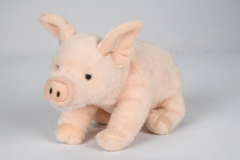 Plyš Prase růžové 23 cm - ECO-FRIENDLY