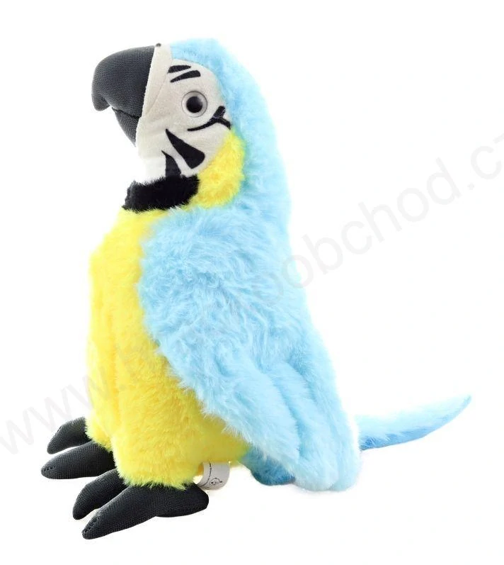 Plyš Papoušek Ara 2 barvy 23 cm