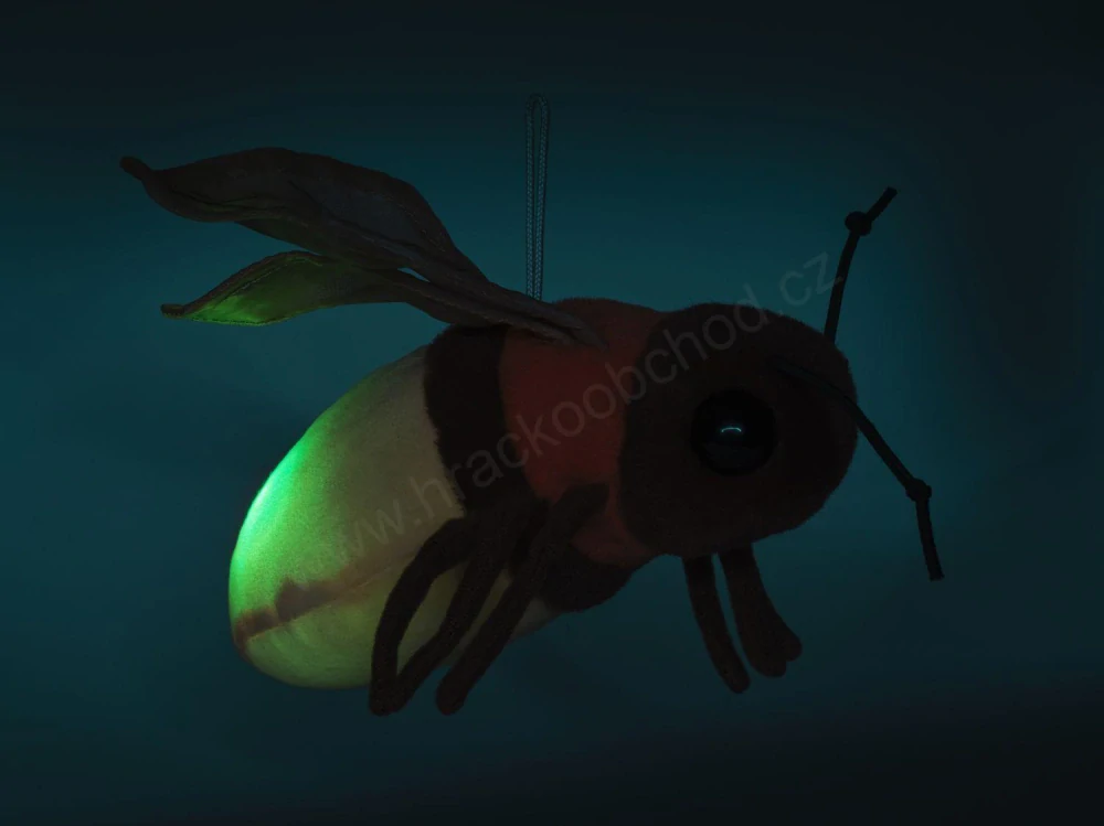 Plyšová světluška svítící 17 cm ECO-FRIENDLY