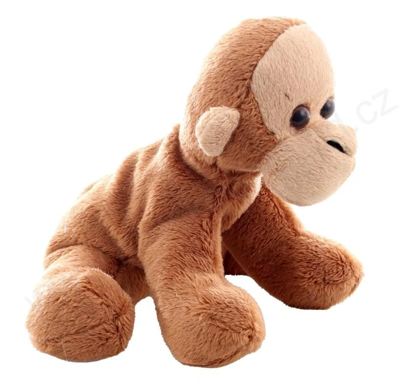 Plyšová opice orangutan sedící  15 cm