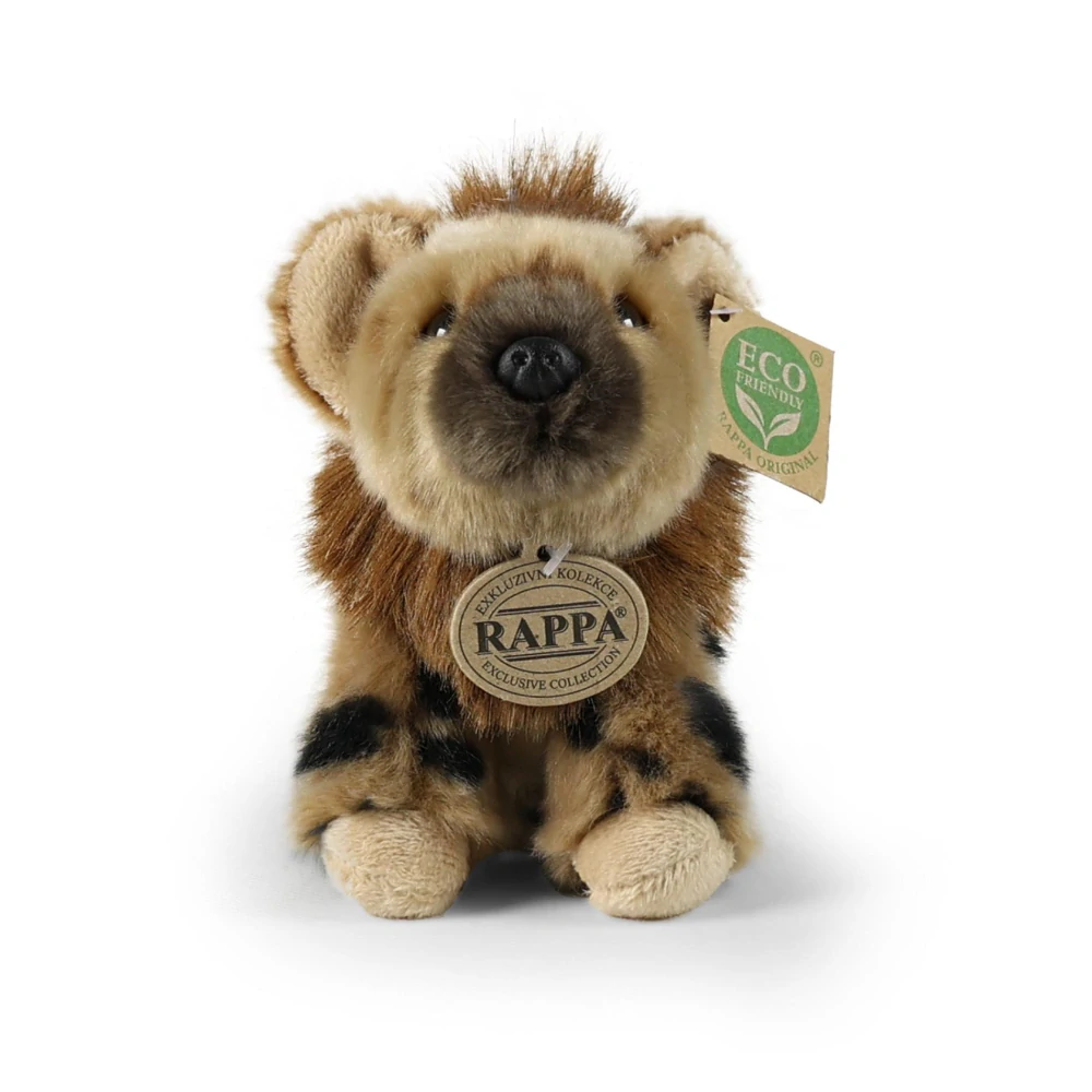 Plyšová hyena skvrnitá 16 cm, sedící ECO-FRIENDLY