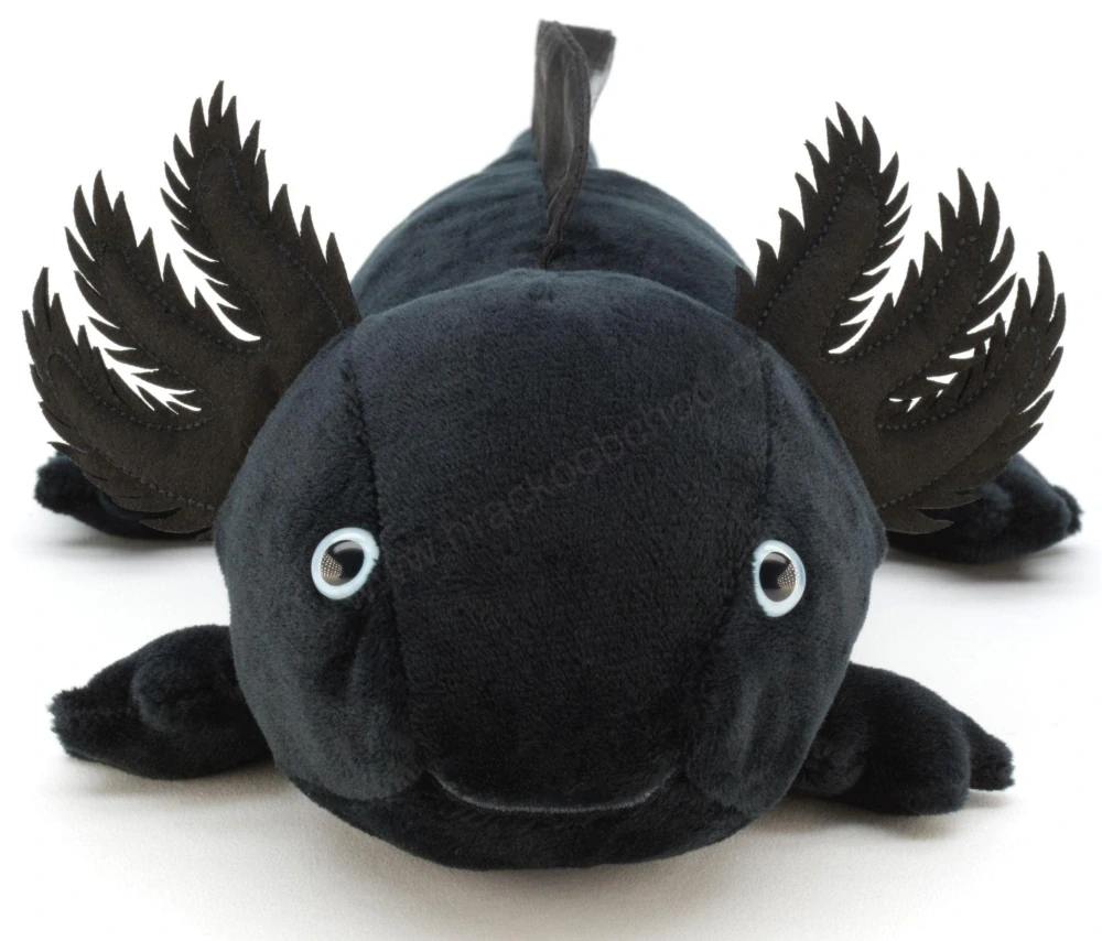 Plyšový Axolotl černý 32 cm