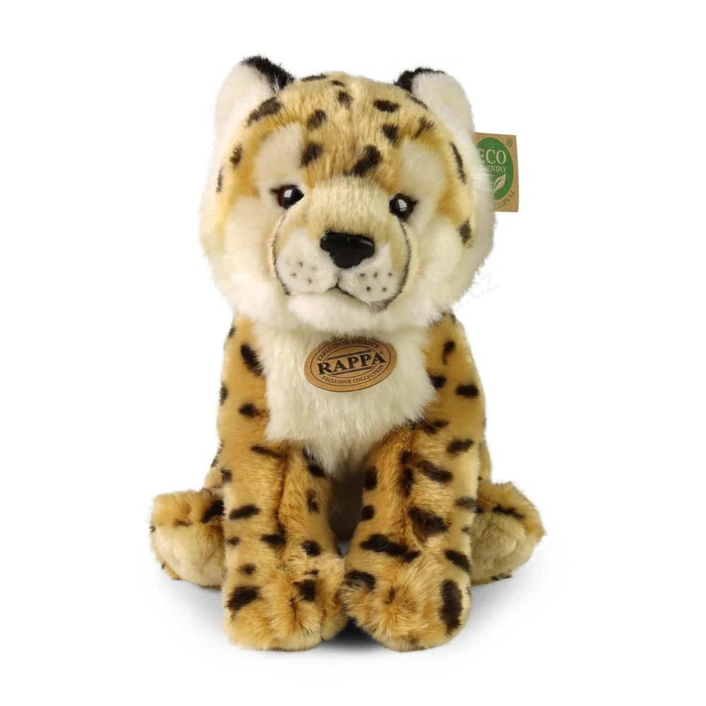 Plyšový gepard sedící 28 cm ECO-FRIENDLY