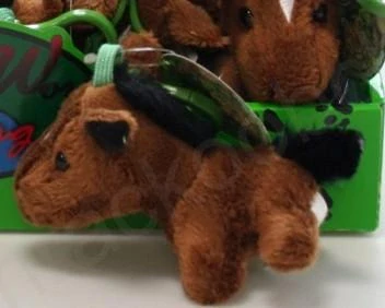 Plyšový KŮŇ přívěšek / klíčenka