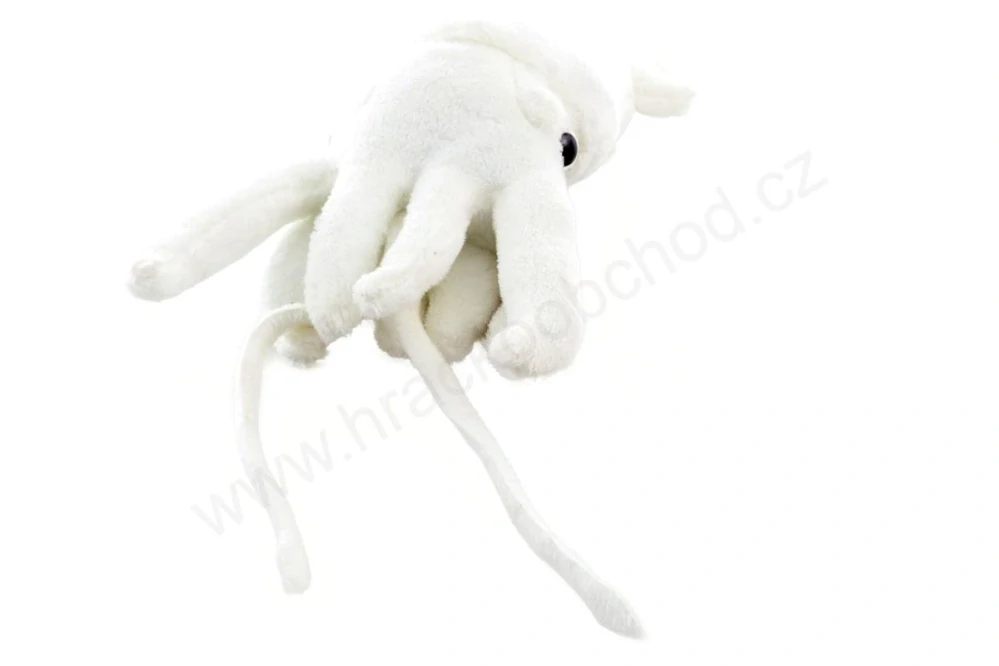 Plyšová OLIHEŇ bílá 25 cm