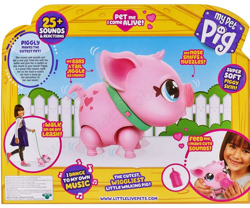 Little Live Pets prasátko Piggly interaktivní zvířátko