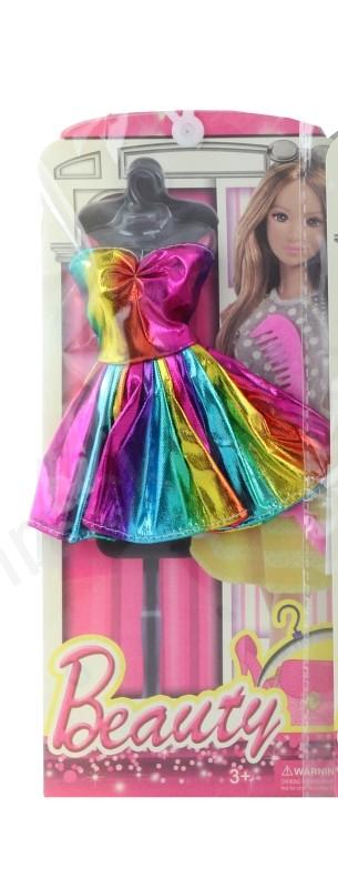 Šaty / oblečky na panenku, s doplňky (4 druhy)