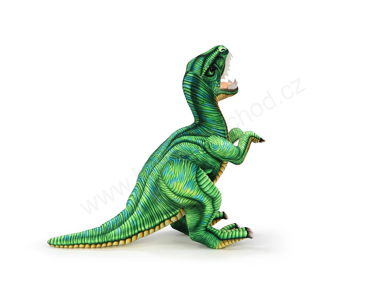 Plyšový dinosaurus dinosaurus Tyrannosaurus rex / T-Rex 68 cm, zelený 