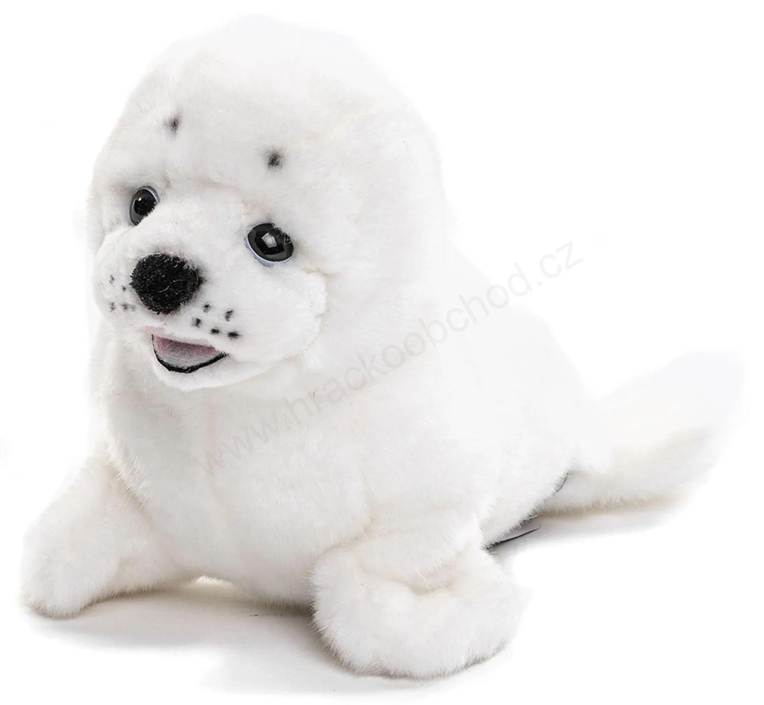 Plyšový tuleň bílý 30 cm ECO-FRIENDLY