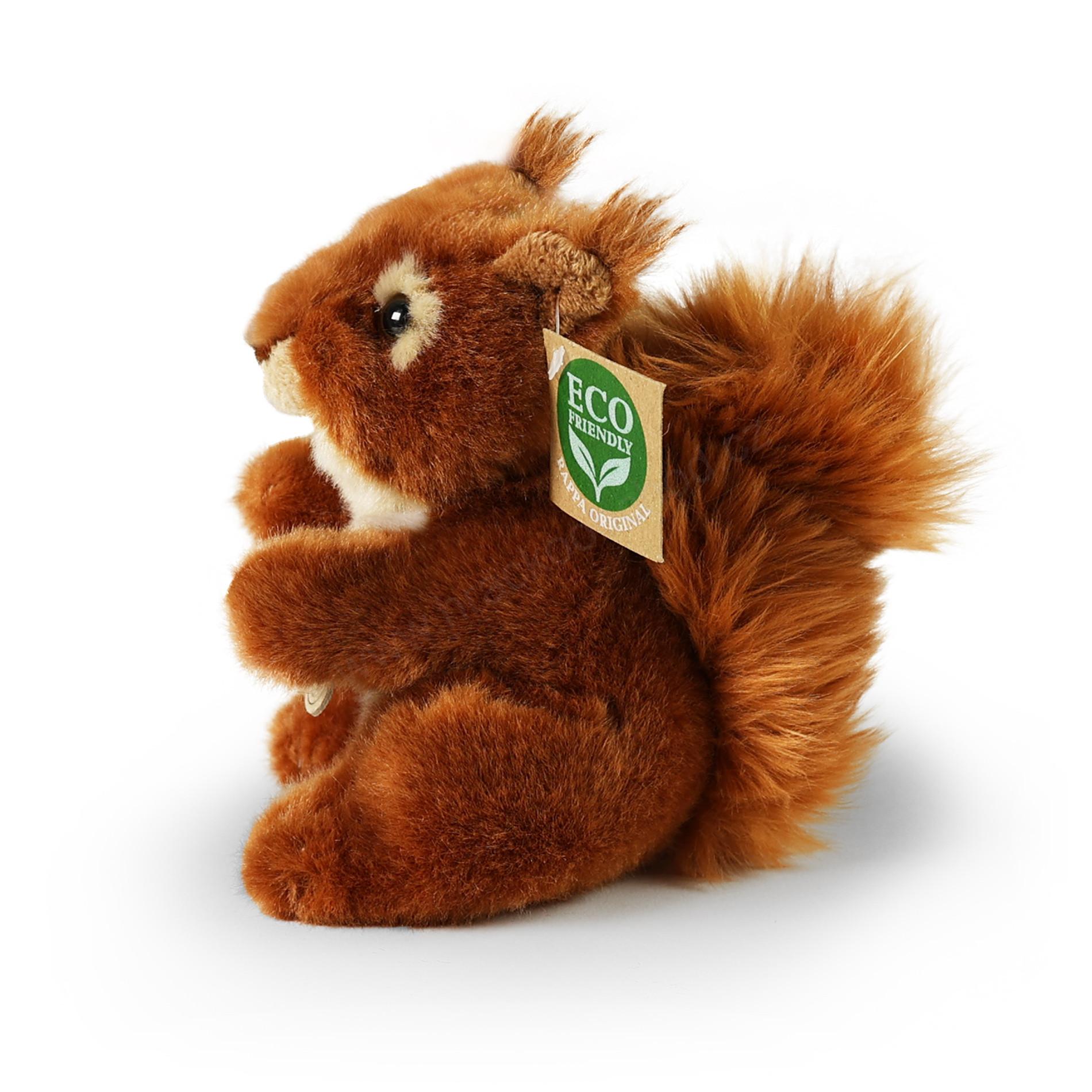 Plyšová veverka 16 cm ECO-FRIENDLY