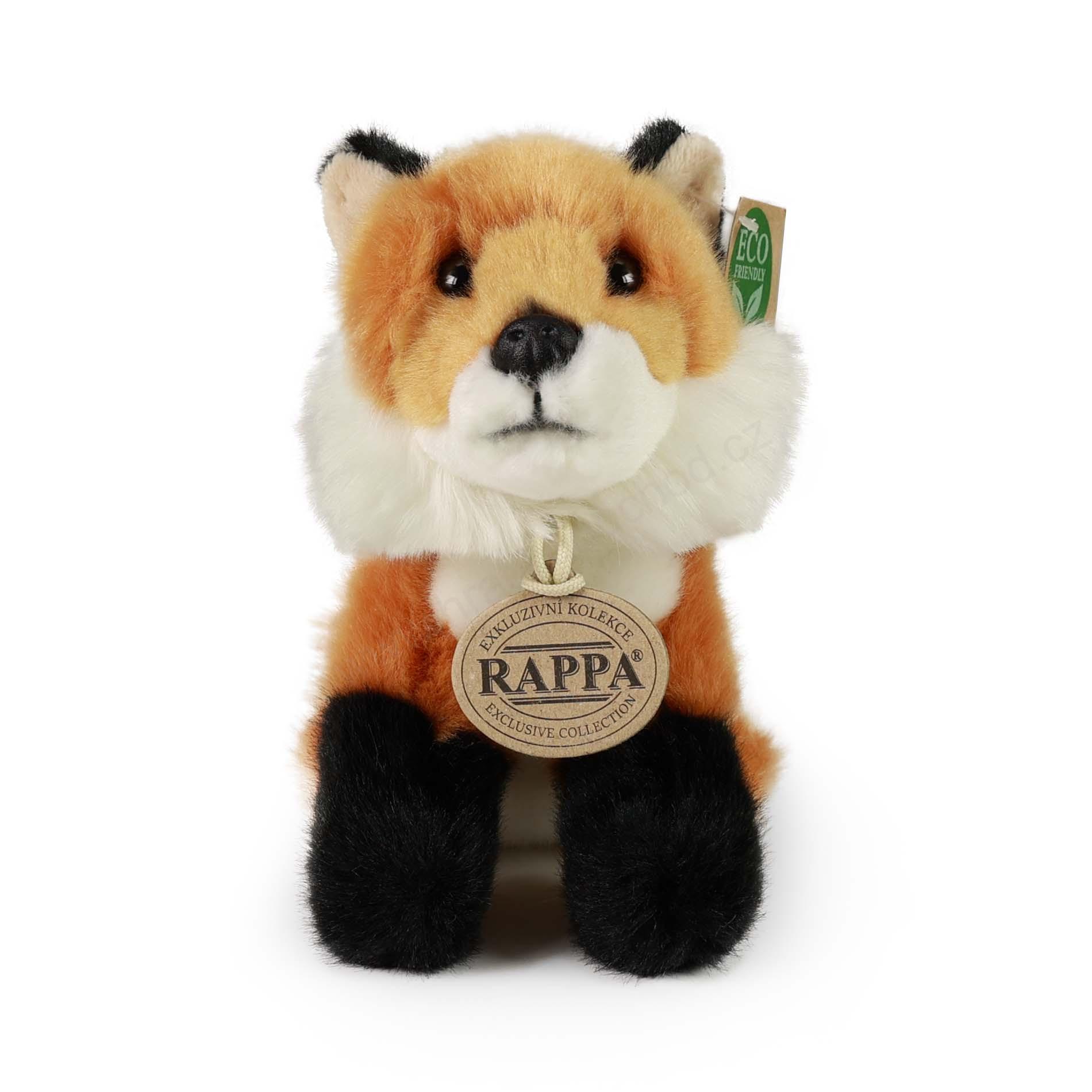 Plyšová liška sedící 16 cm ECO-FRIENDLY