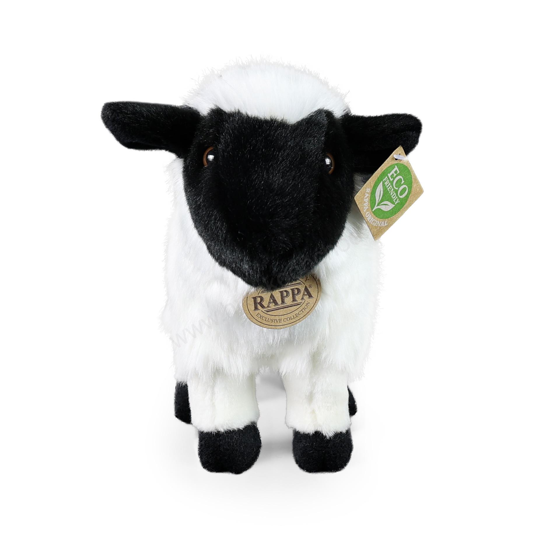 Plyšová ovce černobílá stojící 27 cm ECO-FRIENDLY