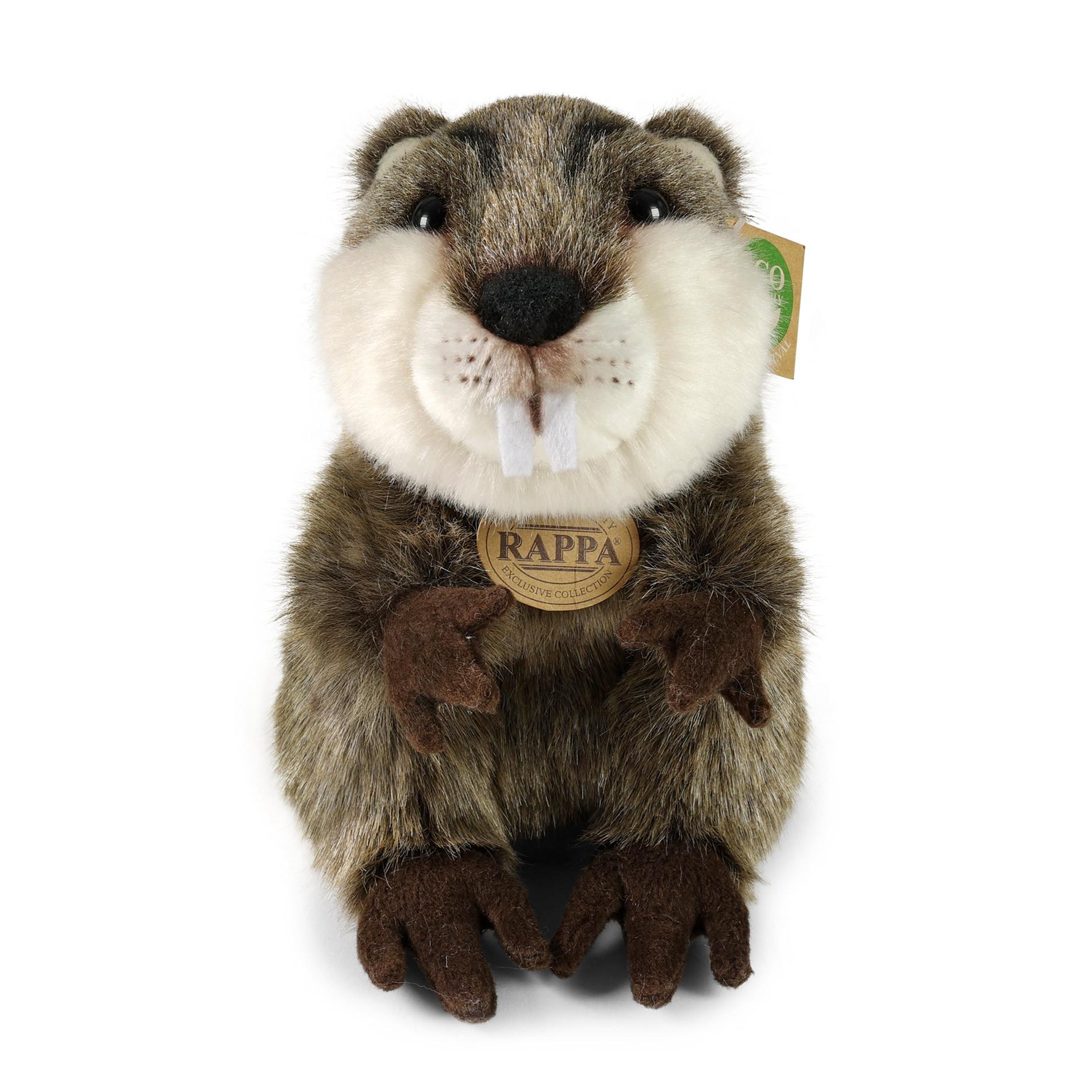 Plyšový bobr sedící 25 cm ECO-FRIENDLY