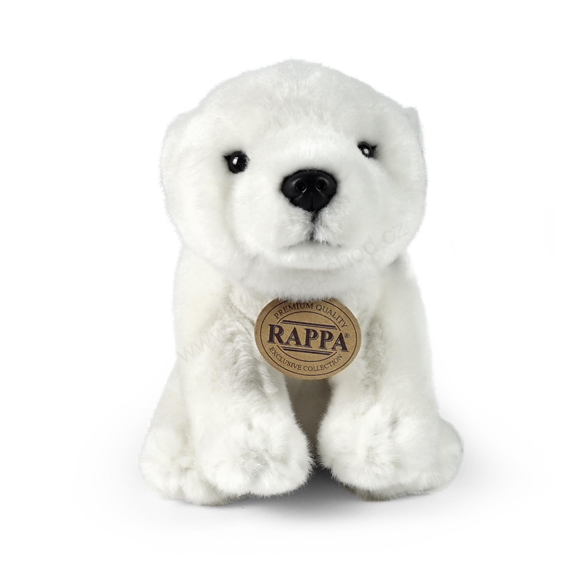 Plyšový lední medvěd sedící 20 cm ECO-FRIENDLY