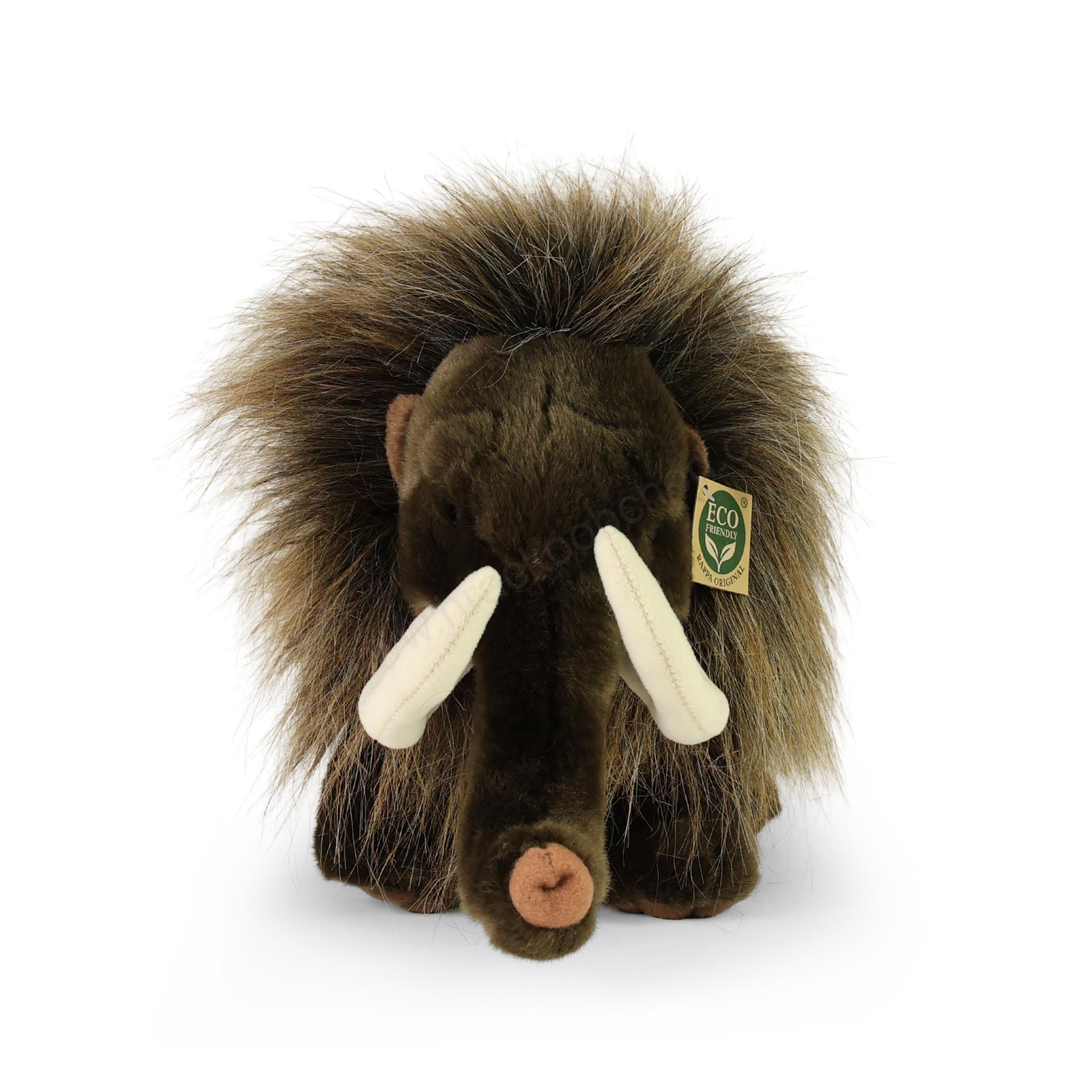 Plyšový mamut chlupatý 34 cm ECO-FRIENDLY