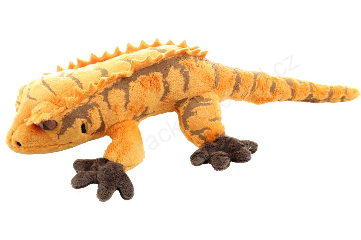Plyšový Gekon chocholatý 30 cm