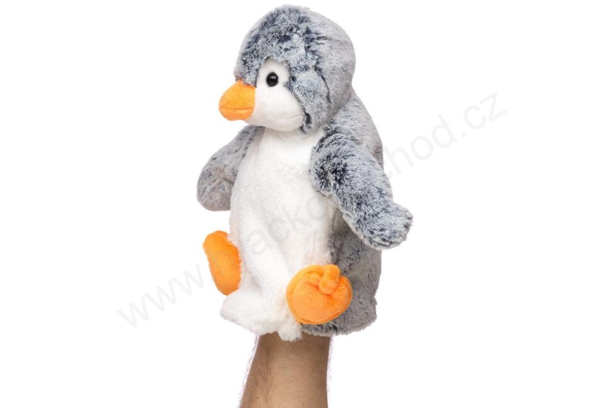 Plyšový tučňák maňásek 24 cm ECO-FRIENDLY