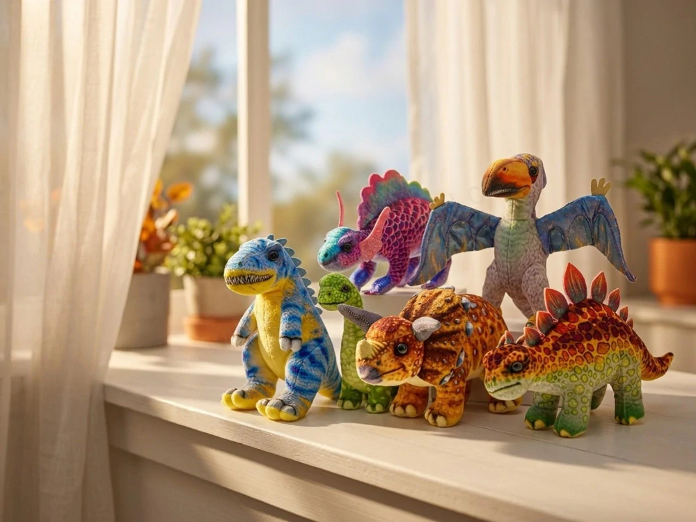 Plyšový dinosaurus 18-26 cm (různé druhy)