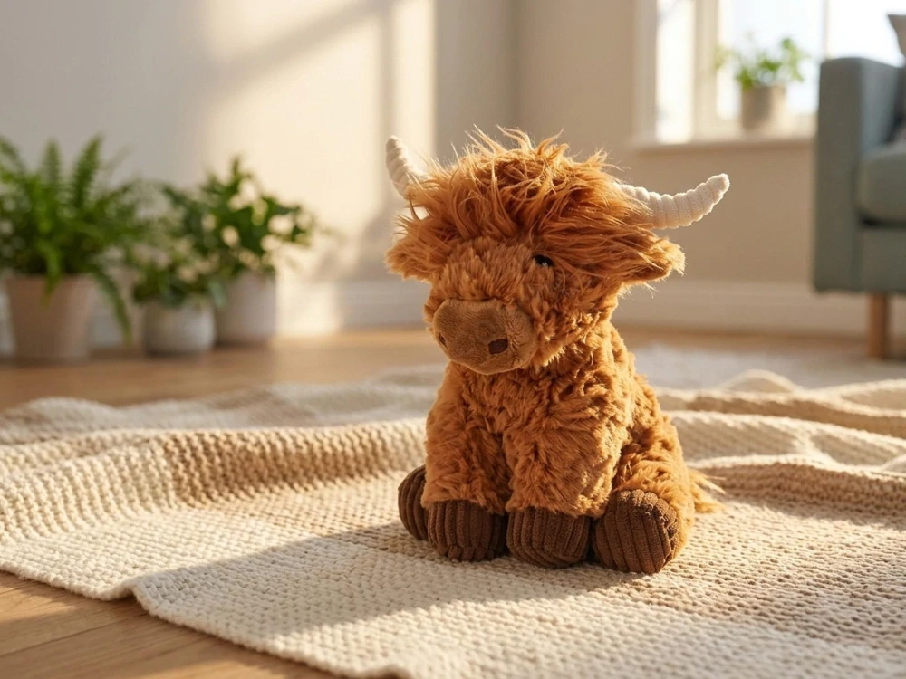 Plyšový Jak / Kráva skotská, sedící 20 cm Take Me Home