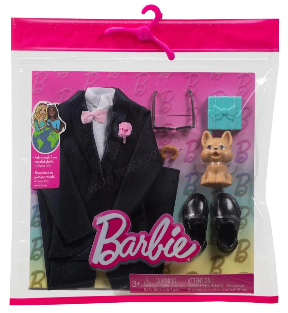 Mattel Barbie Šaty pro Kena - ženich HWV77