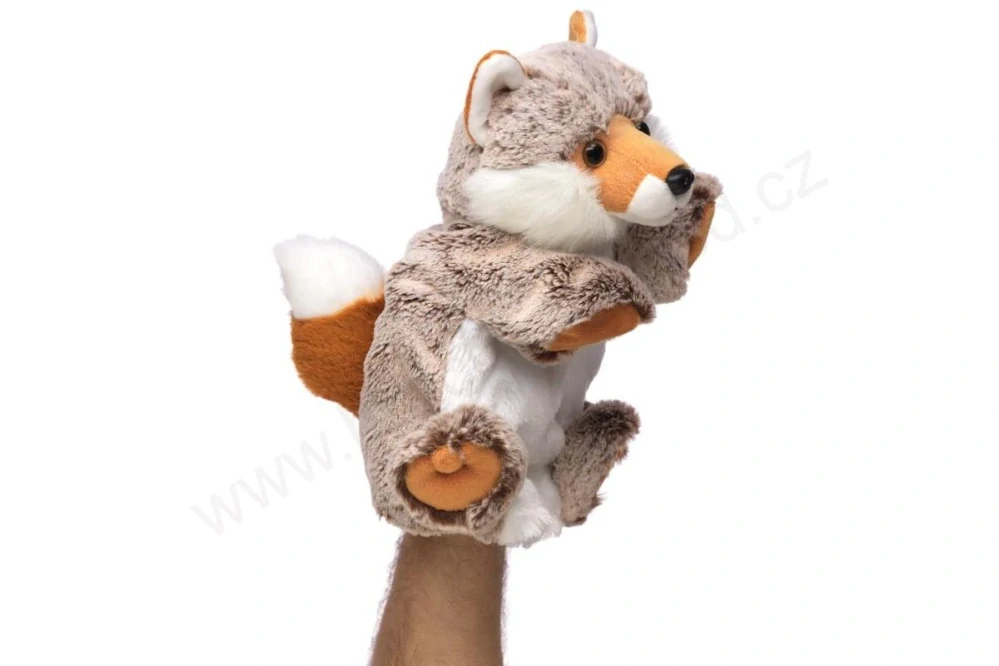 Plyšový maňásek liška 25 cm Uni-Toys ECO-FRIENDLY