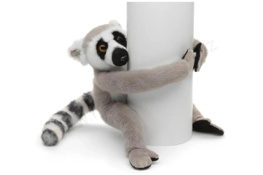 Plyšový Lemur 21 cm, suchý zip, Eco-friendly