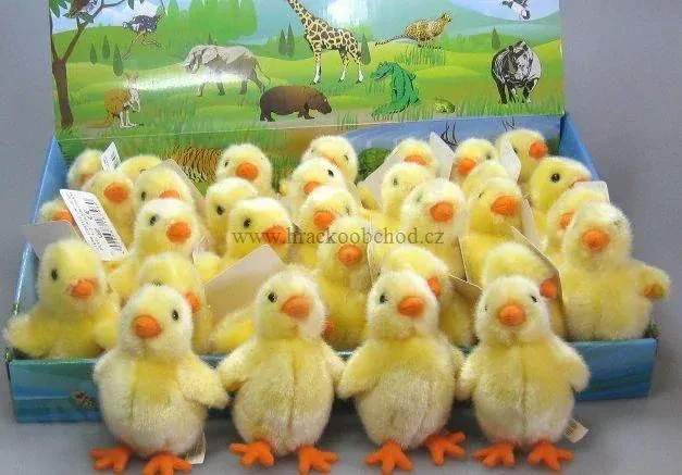 Plyšové KUŘE / kuřátko 14,5 cm