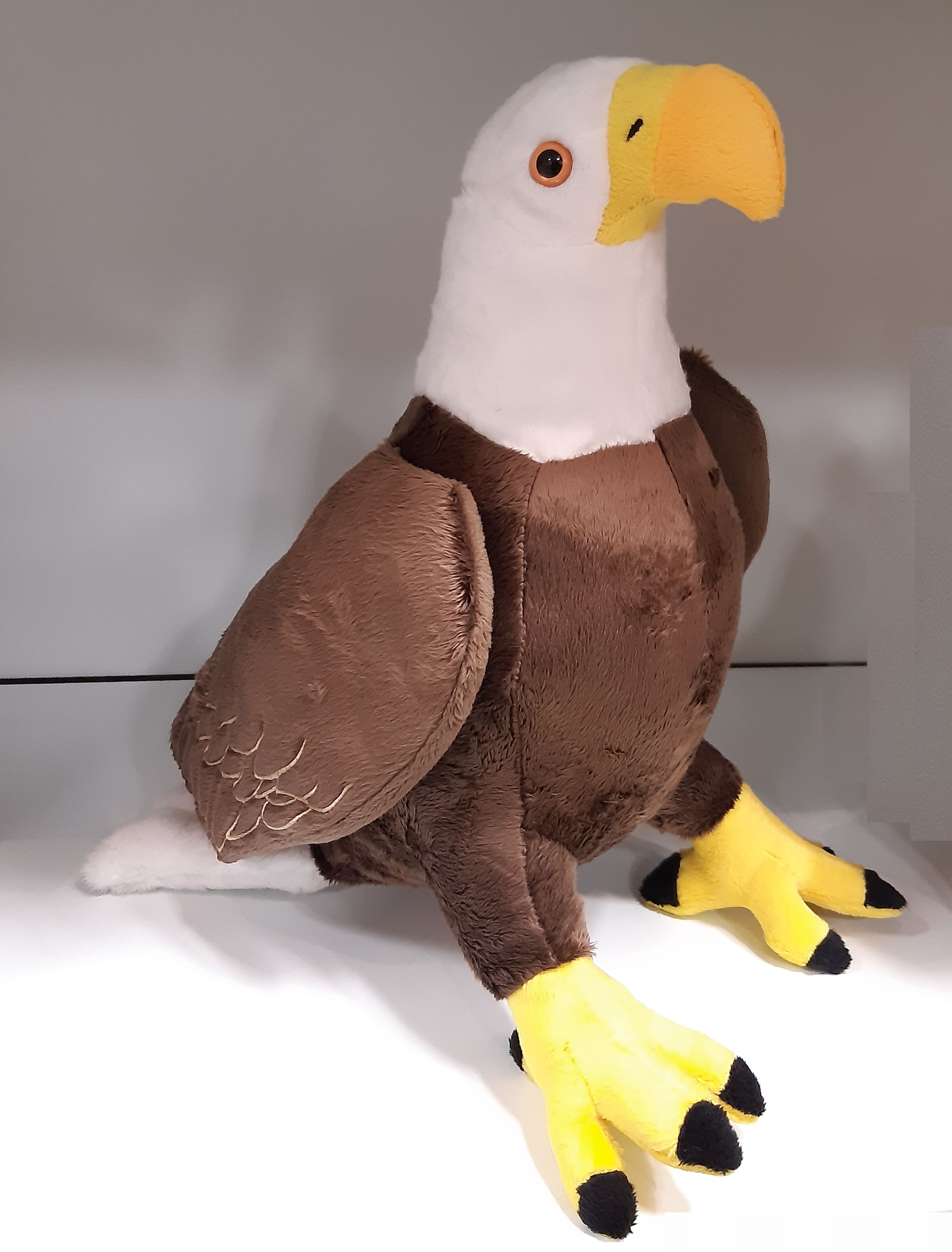 Plyšový pták Orel bělohlavý velký 36 cm