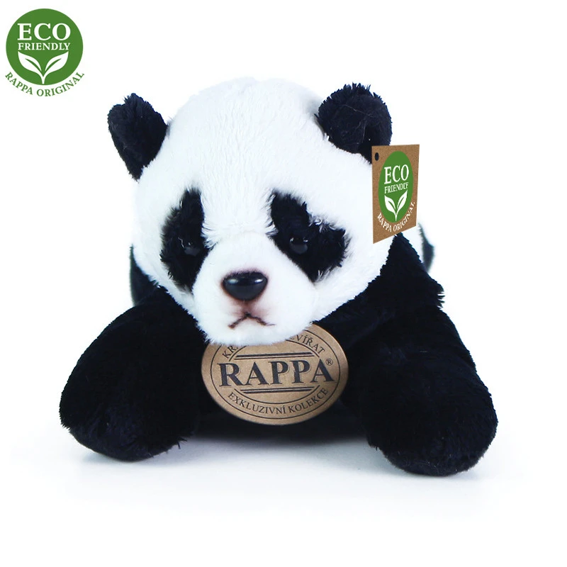 Plyšová panda ležící 18 cm ECO-FRIENDLY