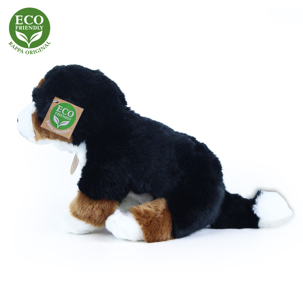 Plyšový bernský salašnický pes sedící 25 cm ECO-FRIENDLY