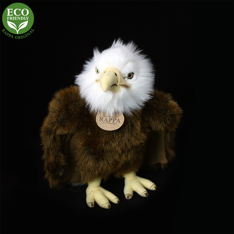 Plyšový pták OREL stojící 24 cm ECO-FRIENDLY