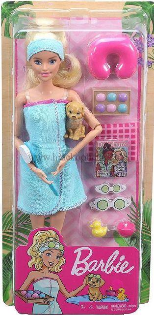Barbie Wellness panenka GKH73 blondýnka