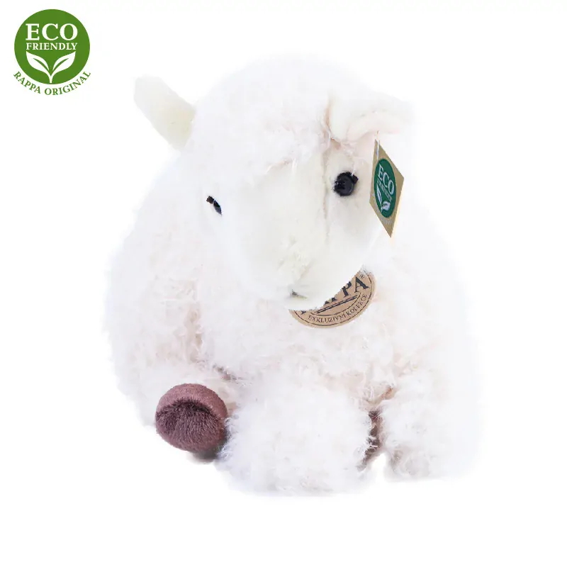 Plyšová ovce ležící 25 cm ECO-FRIENDLY