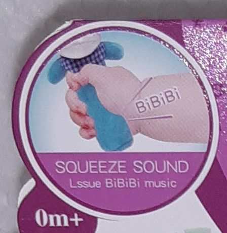 Chrastítko pískací tyrkysový oslík