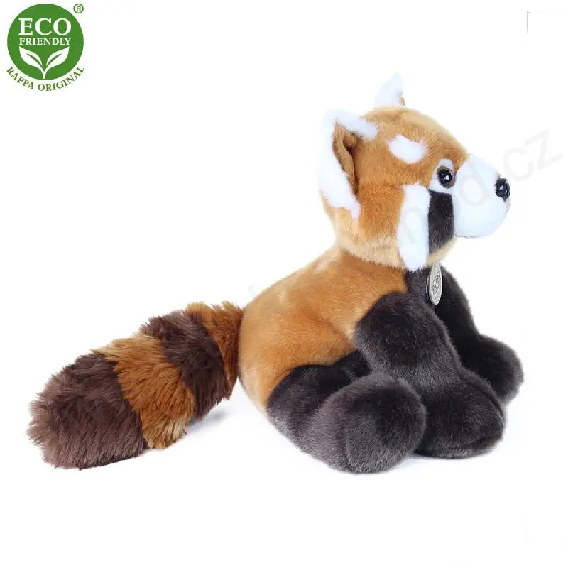 Plyšová panda červená 28 cm ECO-FRIENDLY