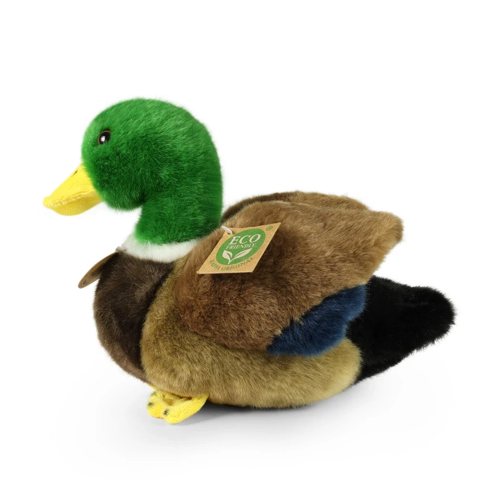 Plyšová kachna / kačer 20 cm ECO-FRIENDLY