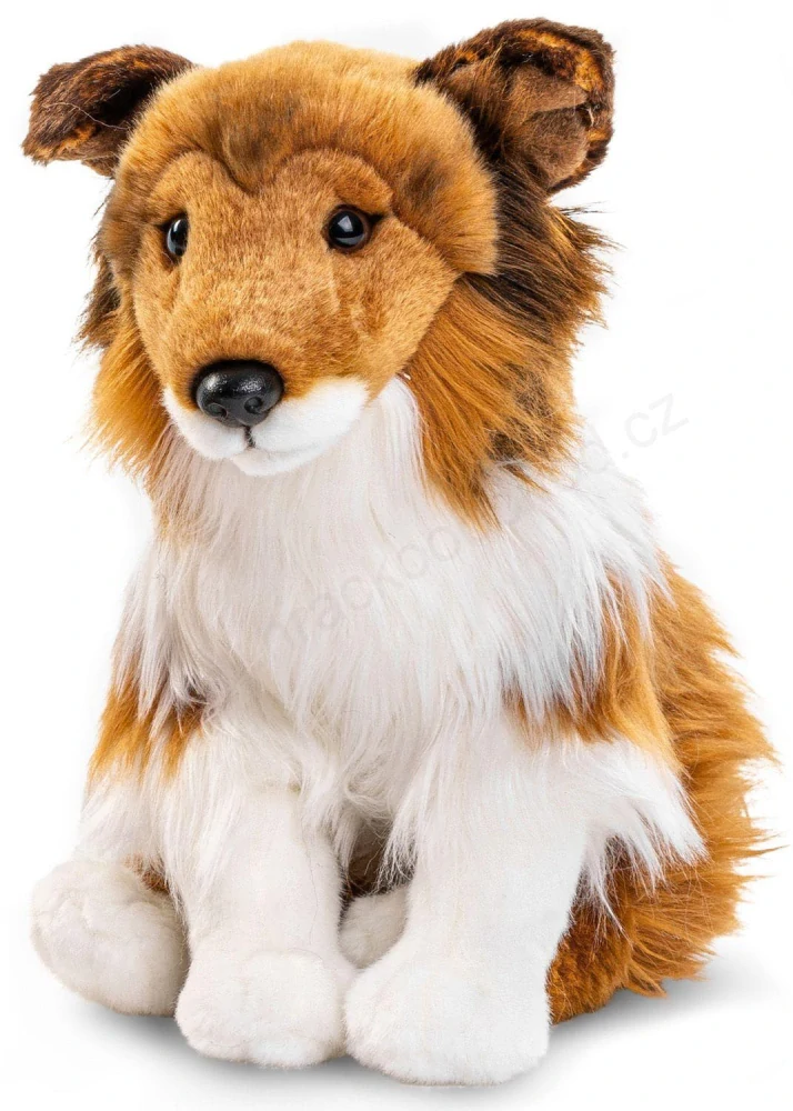 Plyšový pes KOLIE - Sheltie sedící