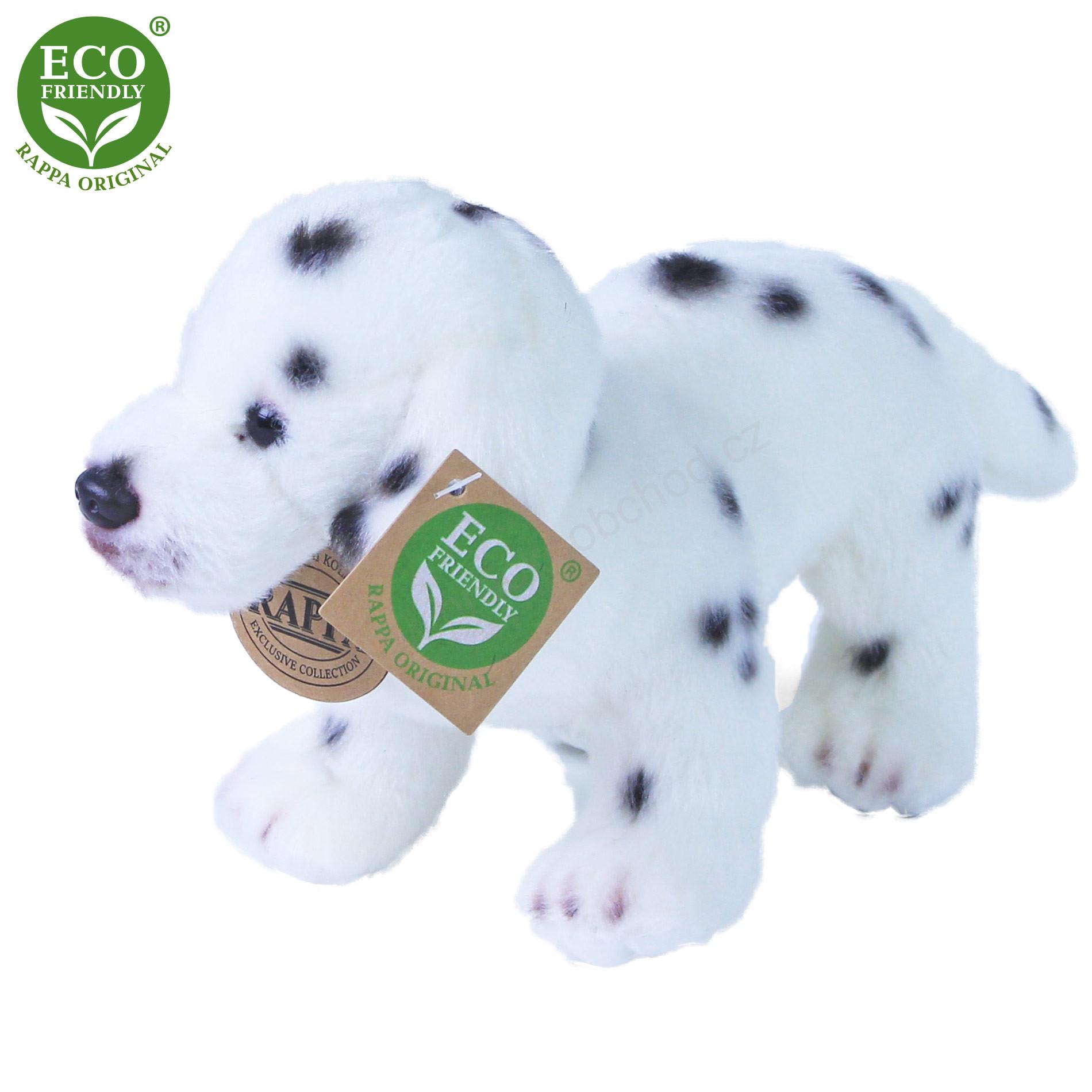 Plyšový pes dalmatin stojící 18 cm ECO-FRIENDLY