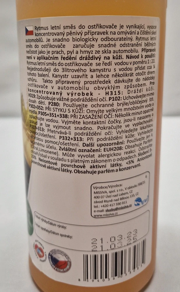 RYTMUS – letní směs do ostřikovačů