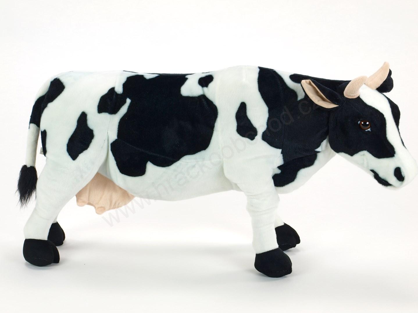 Plyšová kráva stojící 84 cm