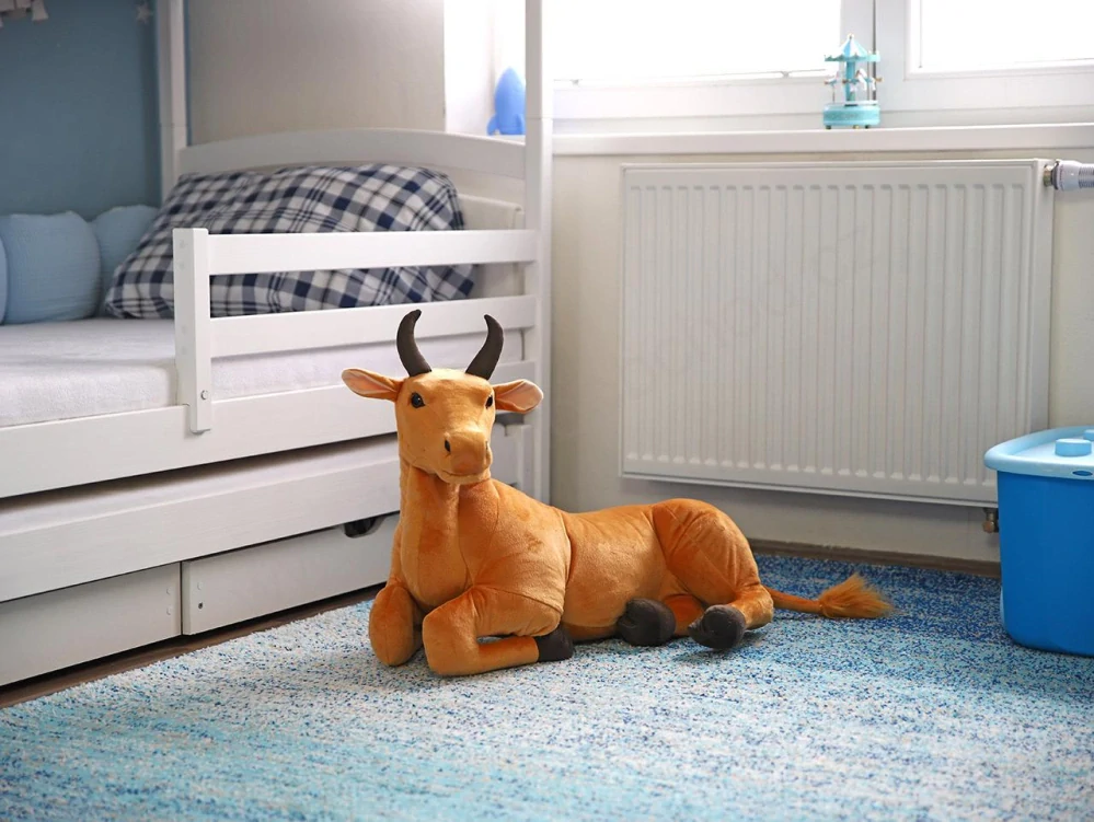 Plyšový býk (kráva) ležící 78 cm