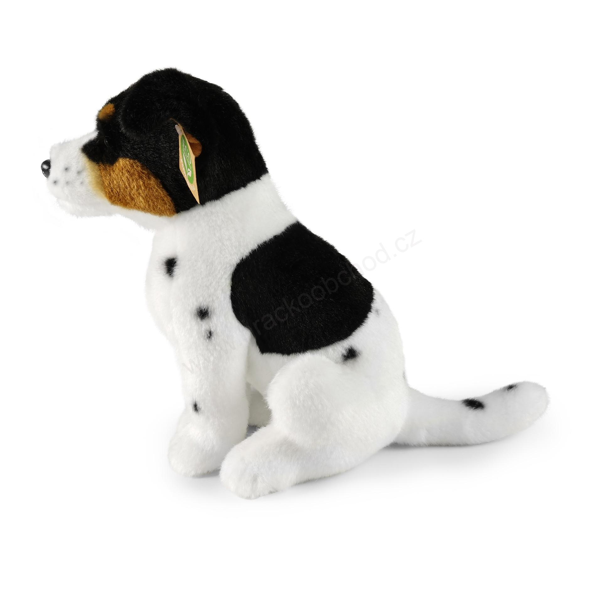 Plyšový pes JACK RUSSELL sedící 29 cm ECO-FRIENDLY