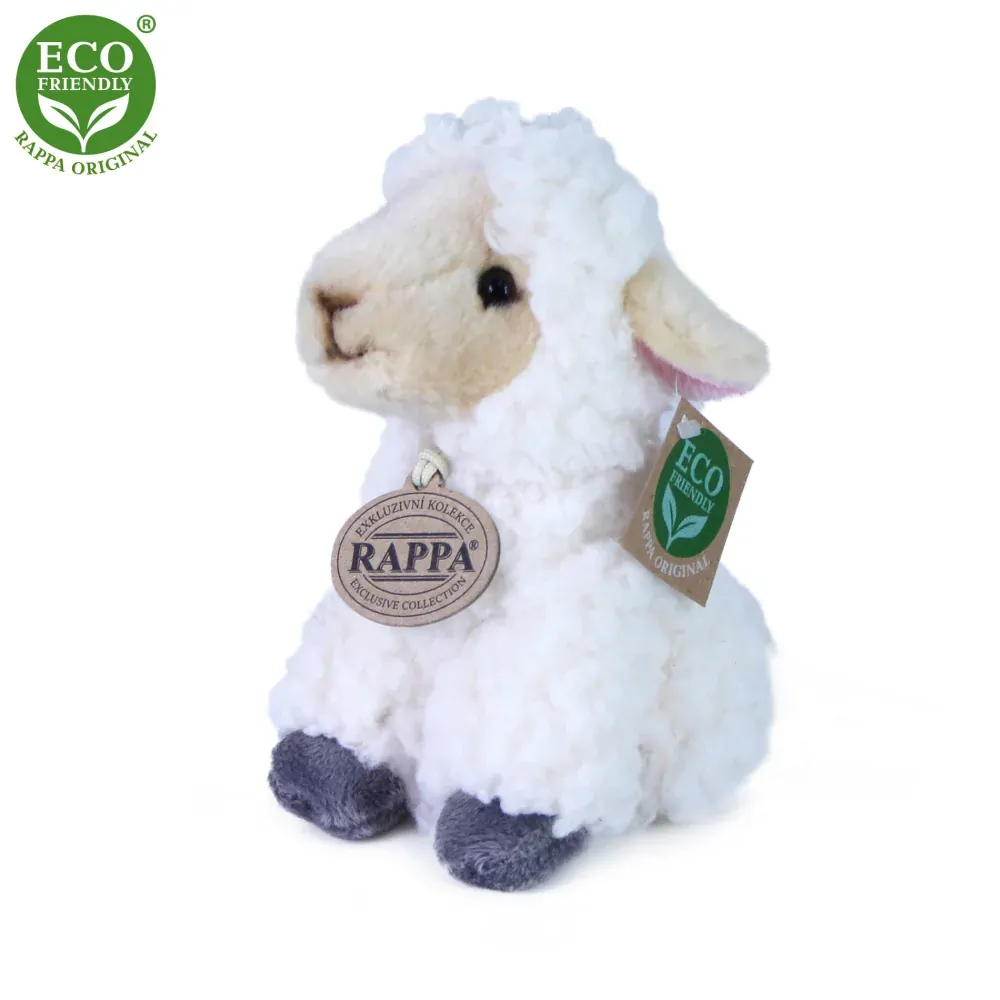 Plyšová ovce / jehně sedící 16 cm ECO-FRIENDLY