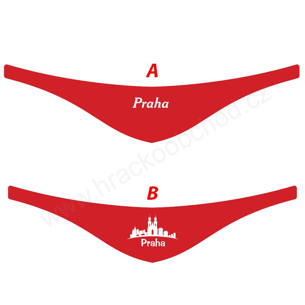 Šátek na plyšáka, motiv PRAHA  - Samostatně neprodejný!