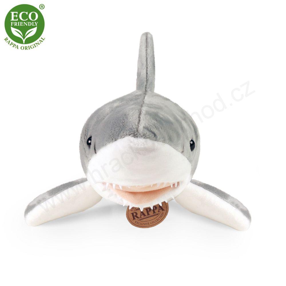Plyšový žralok bílý 51 cm ECO-FRIENDLY