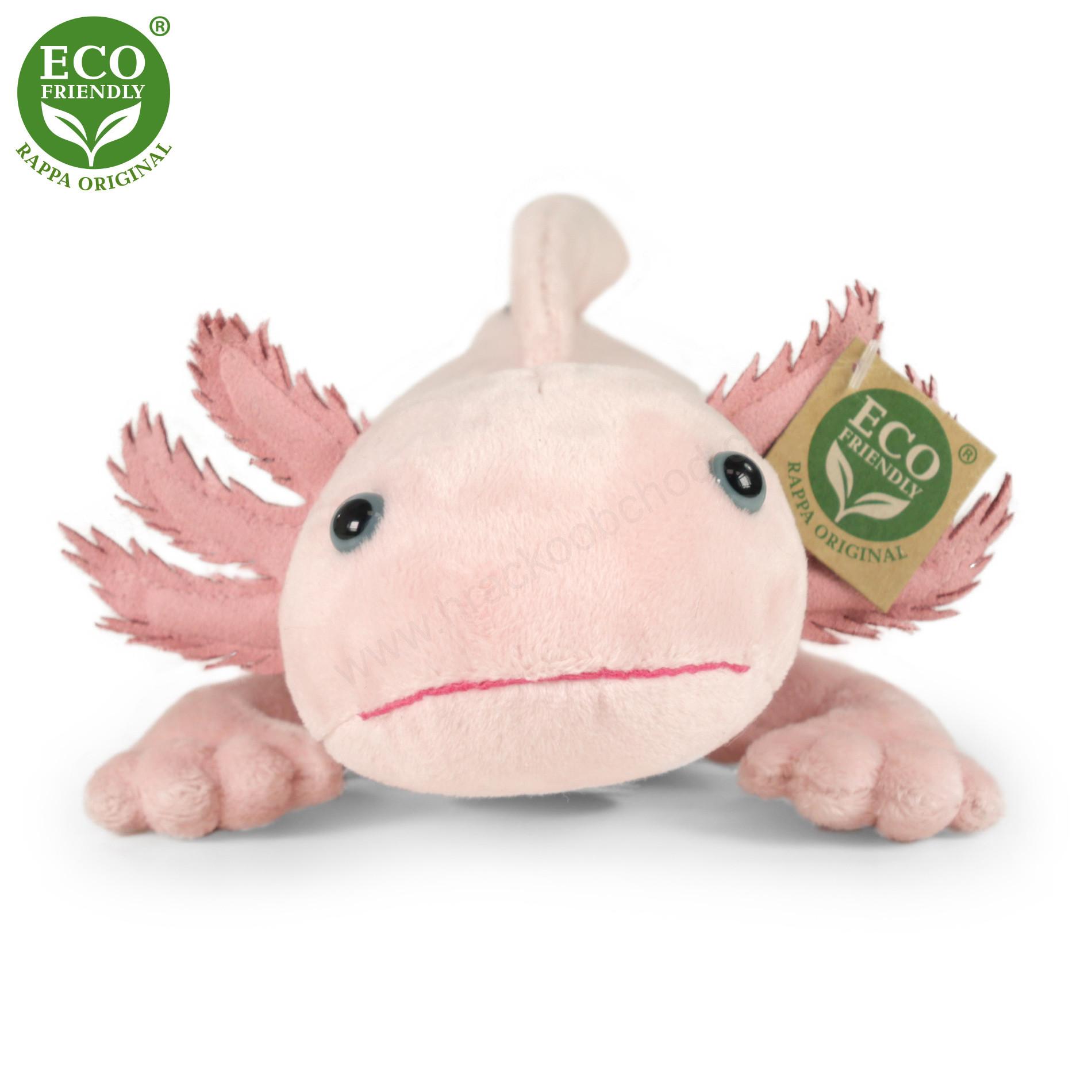 Plyšový axolotl růžový 33 cm ECO-FRIENDLY