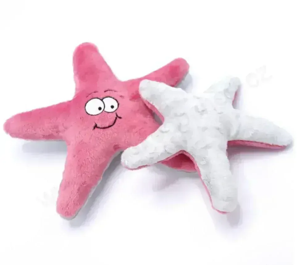 Technomont Pískací hračka pro psa – mořská hvězdice, malá, 19 cm 