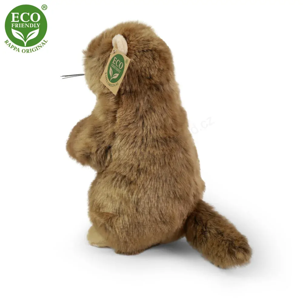Plyšový svišť sedící, 23 cm ECO-FRIENDLY