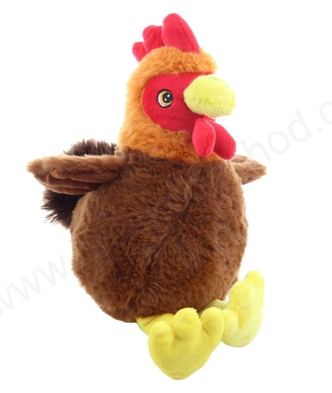 Plyšová Slepice hnědá 25 cm