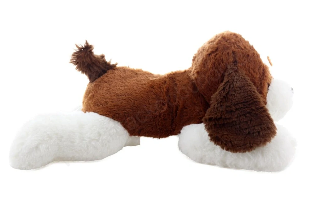 Plyšový pes ležící světlý 36 cm